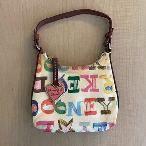 DOONEY BOURKE RAINBOW SUPER MINI HAND BAG IT COLLECTION